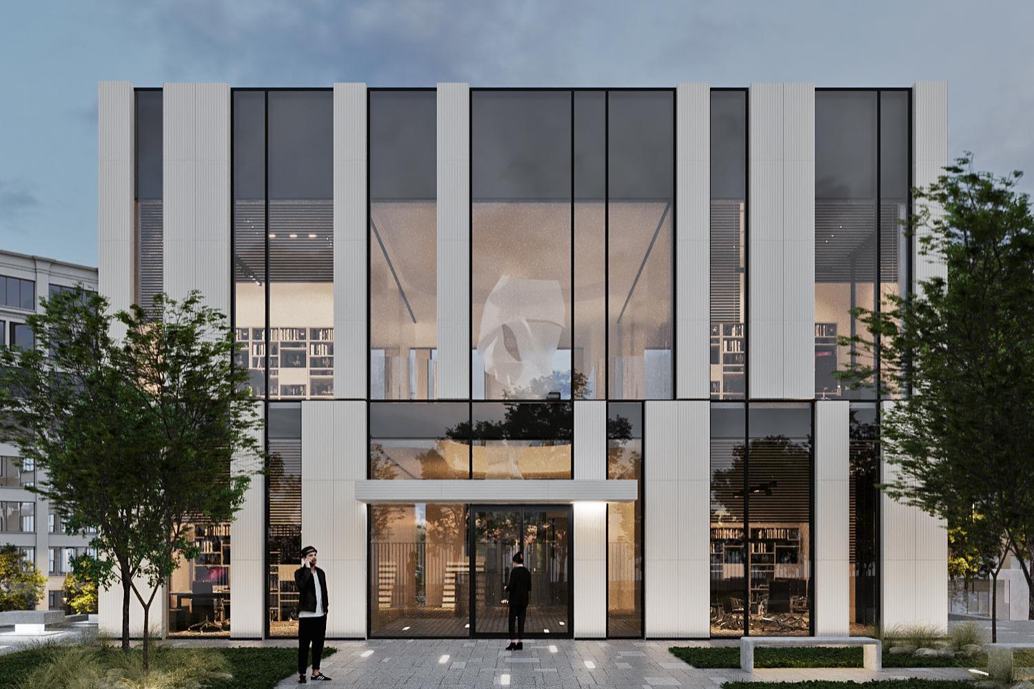 <ru>Офисное здание.</ru><ro>Clădire de birouri.</ro><en>Office building.</en>